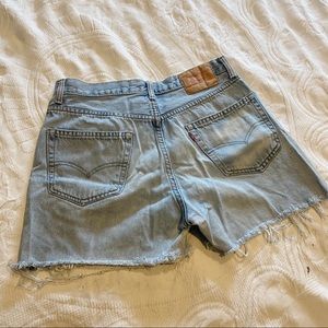 Vintage | 90’s Levi’s High Waisted Cut Off Jean Shorts